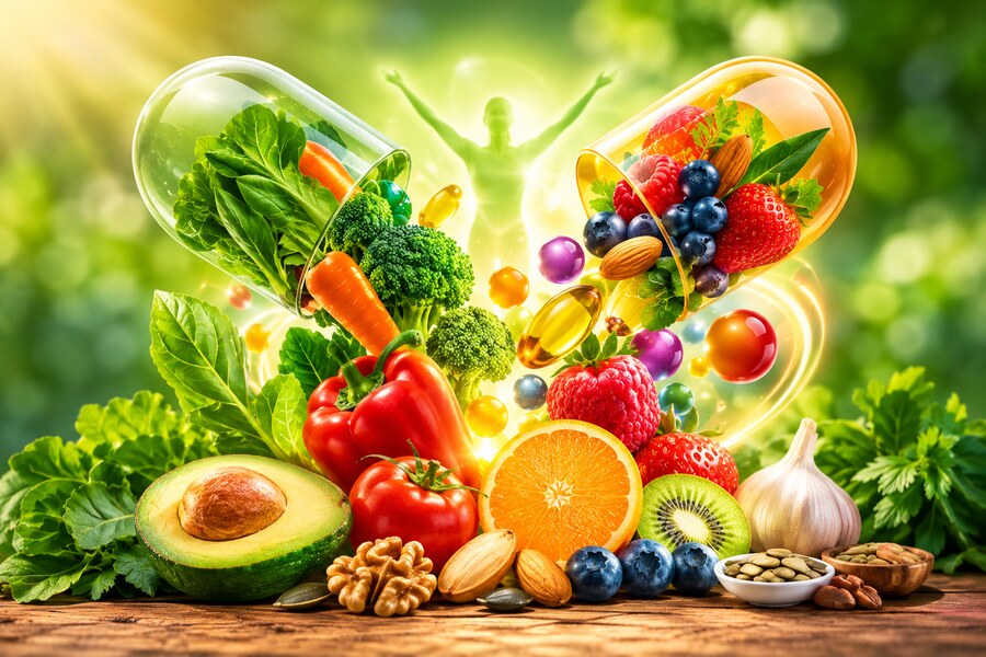 Vitalstoffe aus frischem Obst und Gemüse
